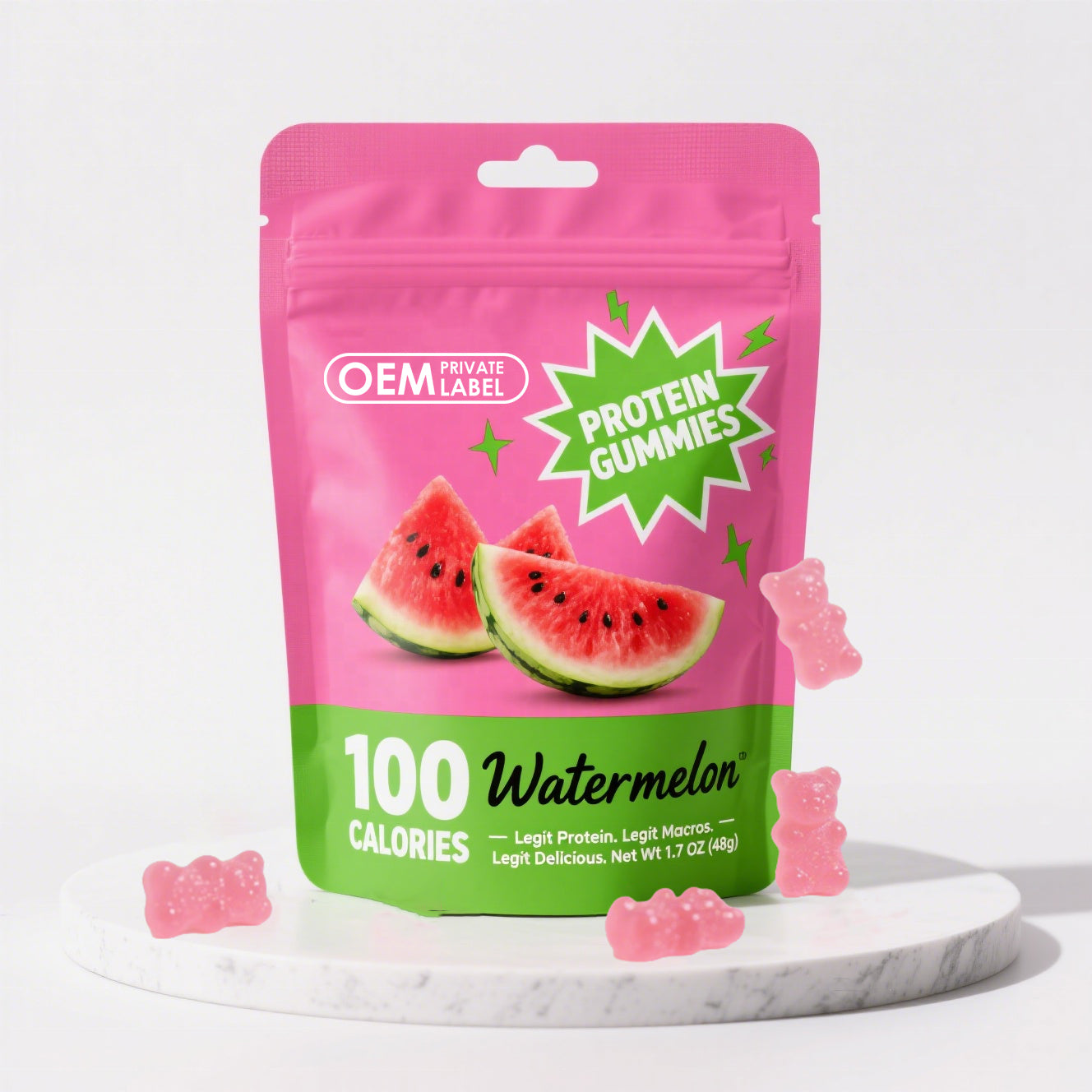 Watermelon Protein Gummies