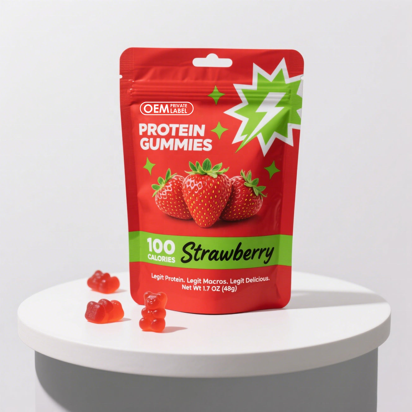 Strawberry Protein Gummies