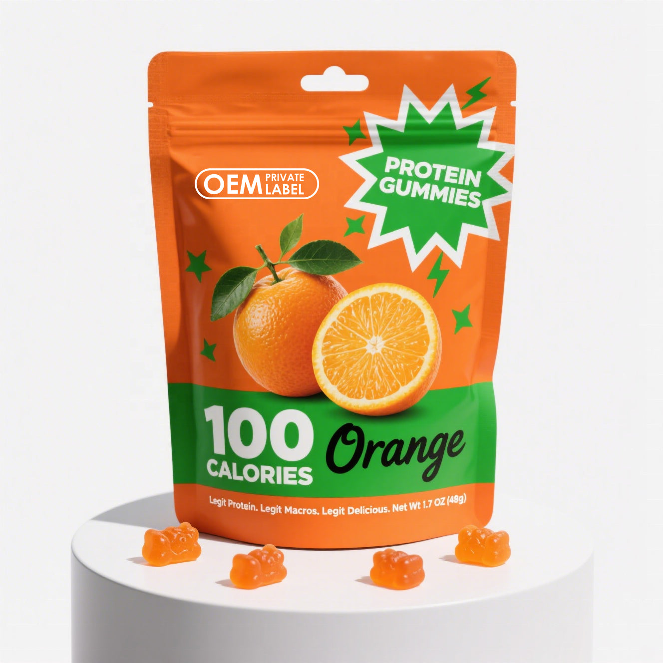 Orange Protein Gummies